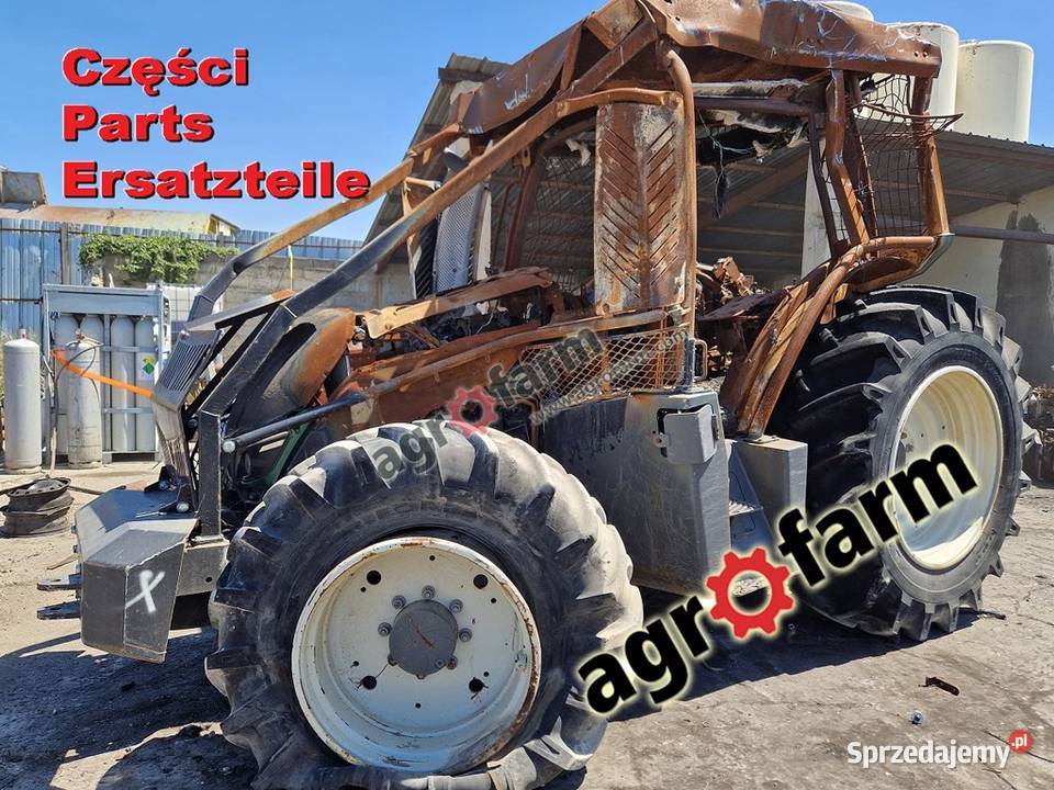 Valtra N174S części skrzynia biegów most przedni Byków