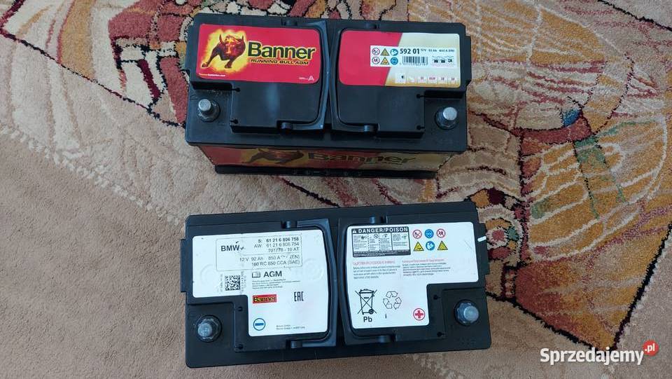 Akumulator 92ah 850a agm Akumulatory