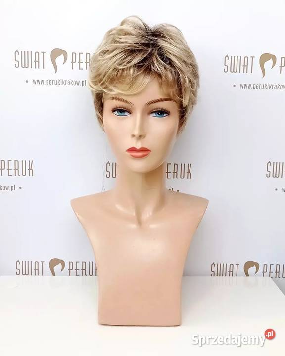 Krótka peruka z włosów syntetycznych Staszów świętokrzyskie