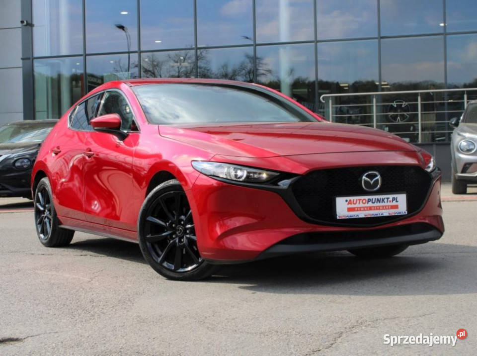 Mazda 3 2021r Luxury NAVI kamera LED FV23 małopolskie