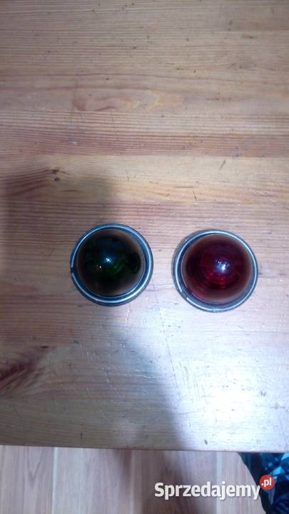Stare szklane tylne lampy samochodowe SEIMA Ref2 Oświetlenie Dobieszowice