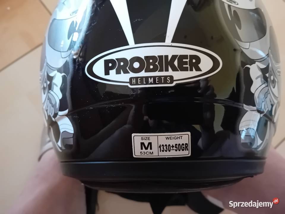 Kask motocyklowy Probiker rozmiar M Bezrzecze