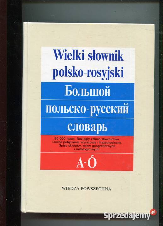 Wielki słownik rosyjsko polski i Polsko rosyjski Pozostałe Szczecin