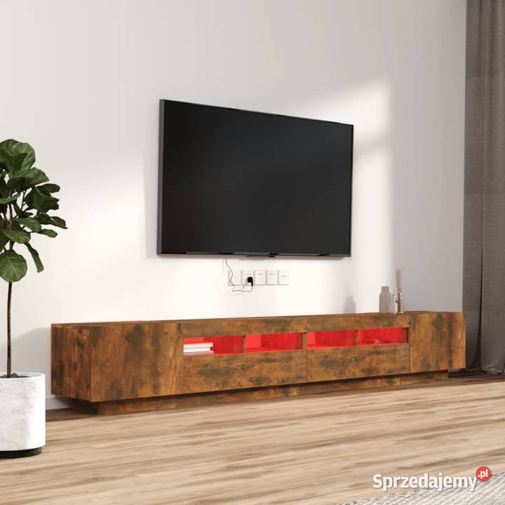 Zestaw 3 szafek TV z oświetleniem LED Warszawa