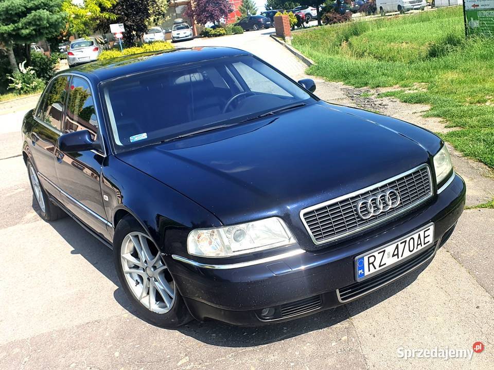 Audi A8 1999r FL 42 V8 benz LPG w przedlifta Rok produkcji 1999 podkarpackie Rzeszów
