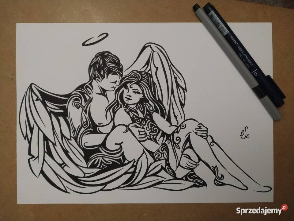 Rysunek opieka cienk blok t A4 250 gm2 Warszawa sprzedam