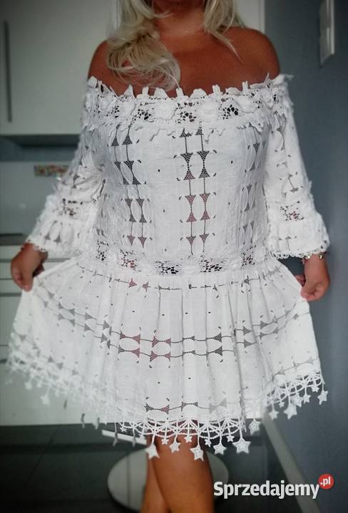 tunika biała koronkowa sprzedam