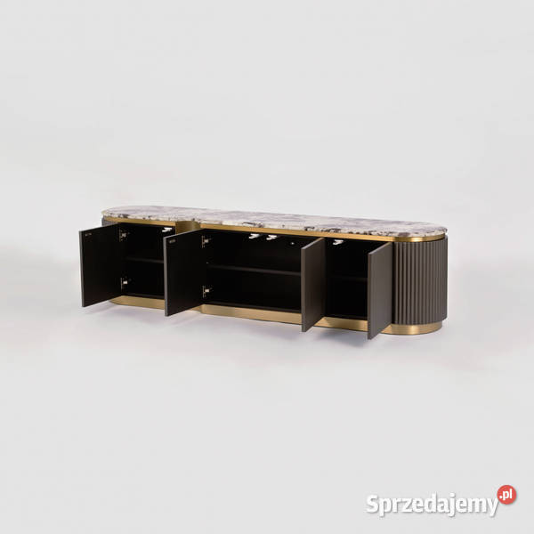 Komoda RTV złota Nutris Glamour Premium Golkowice