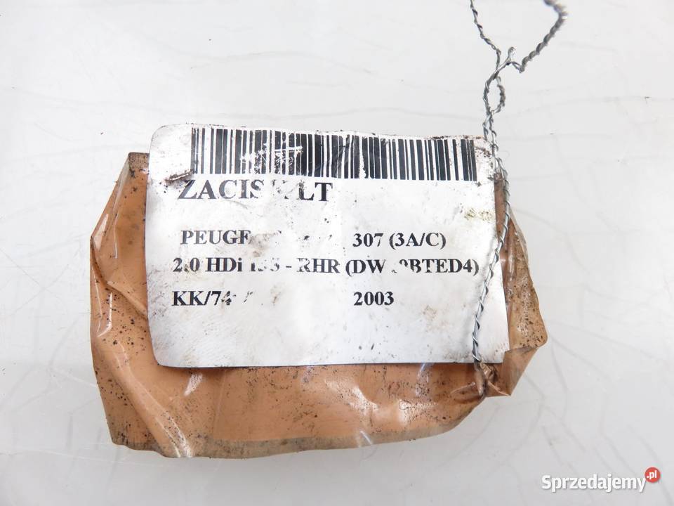 ZACISK LEWY TYŁ PEUGEOT 307 20 HDi 135 RHR Części samochodowe