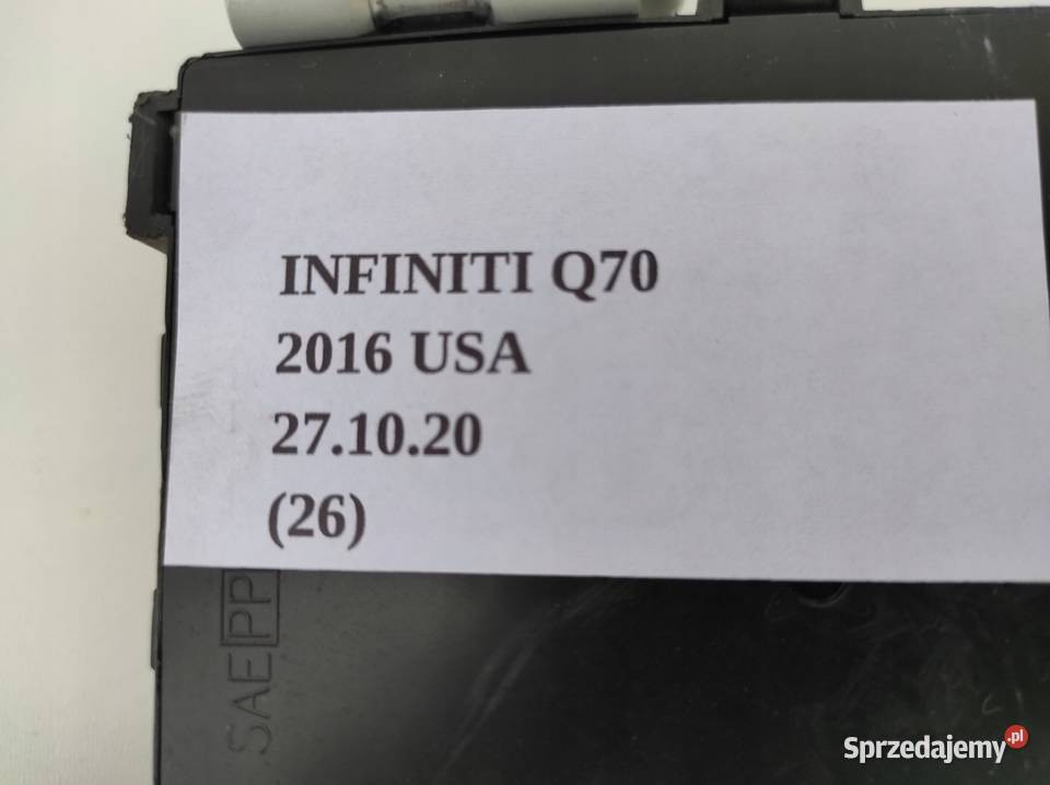 MODUŁ KOMFORTU BCM INFINITI Q70 M37 USA Nowy Tomyśl sprzedam