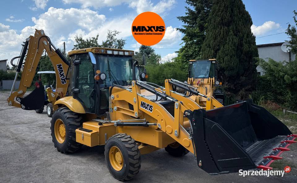 Refundacja 50 NOWA Koparko Ładowarka MAXUS 3cx Rok produkcji 2026 Aleksandrów Łódzki sprzedam