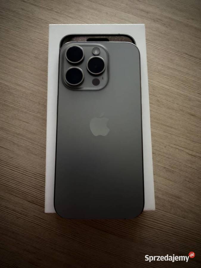 iPhone 15 pro Tytan naturalny Olsztyn