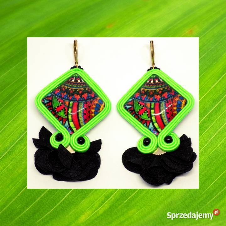 PAPUZIE KWADRATY Z CZARNYM WACHLARZEM SUTASZ mazowieckie