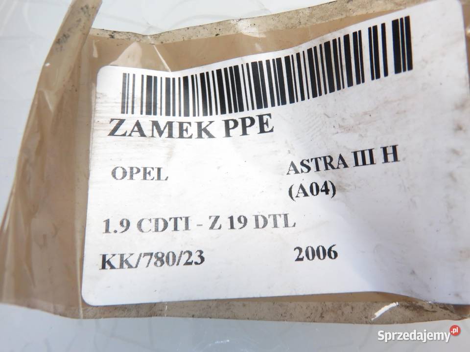 ZAMEK PRAWY PRZEDNI OPEL ASTRA III H 13210739PW