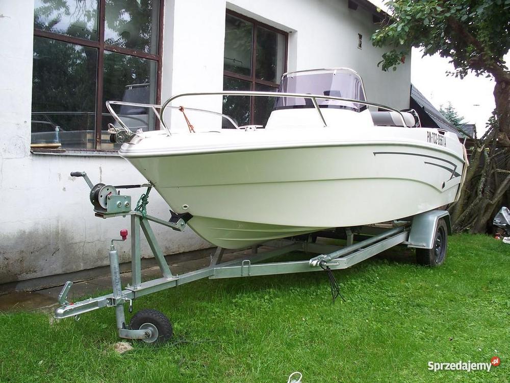 Łódź motorową AM460 z silnikiem SUZUKI DF50 moto Tczew
