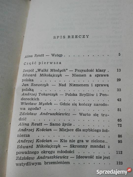 Samo życie wybór reportaży z Walki Młodych Gdańsk