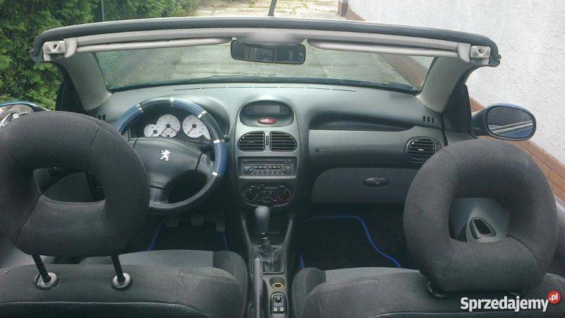 Peugeot 206 cc niebieski kraków centralny zamek Kraków