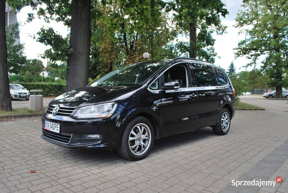 Volkswagen Sharan 20 TDI 140 Alufelgi klima Navi ESP Nowy Sącz