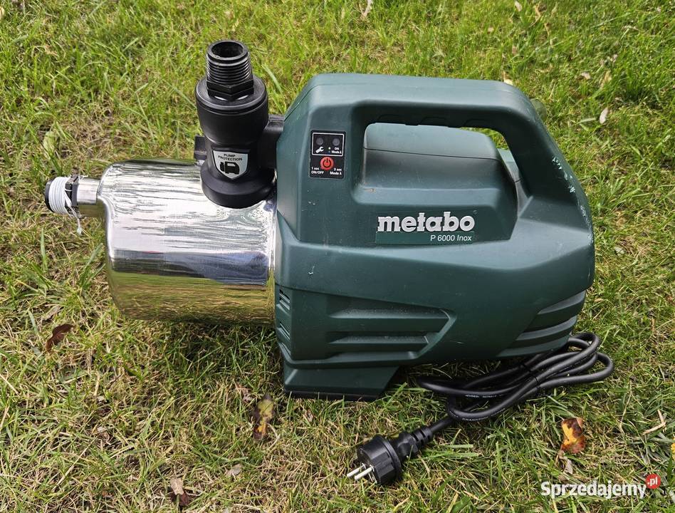 METABO Pompa ogrodowa 6000 lh 55 bar p 6000 inox