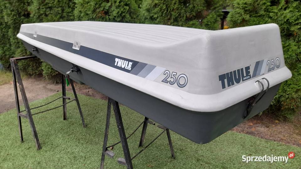 Box bagażnik dachowy Thule 250 mocny prawo lewo Garby