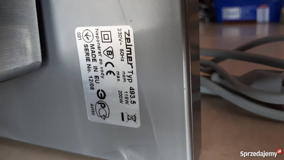 Stalowa krajalnica Zelmer typ 4935 AGD drobne Olkusz sprzedam
