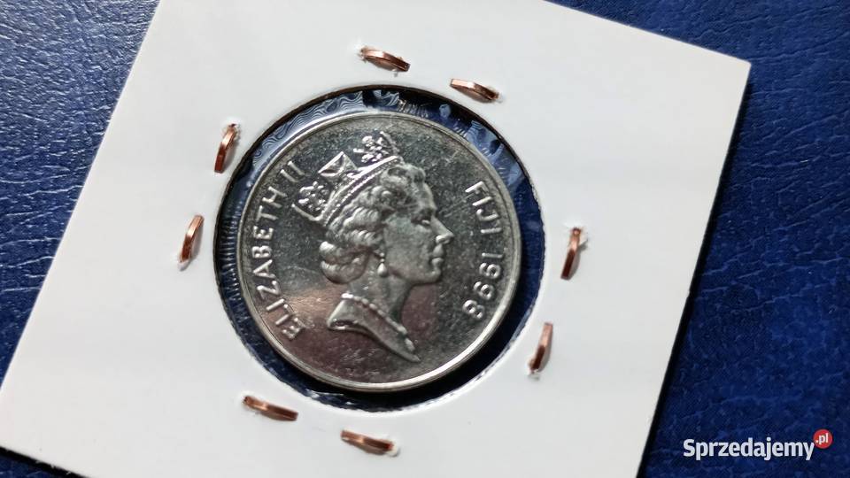 Stare monety 10 cent 1998 Fidzi Numizmatyka Lesko sprzedam