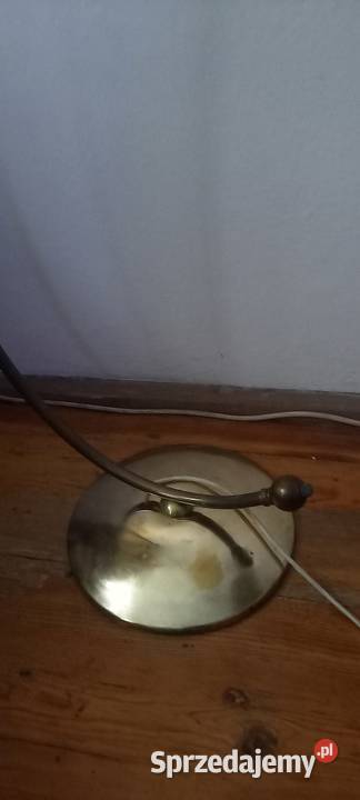 Klasyczna łukowa lampa podłogowa z połowy xx Skierniewice