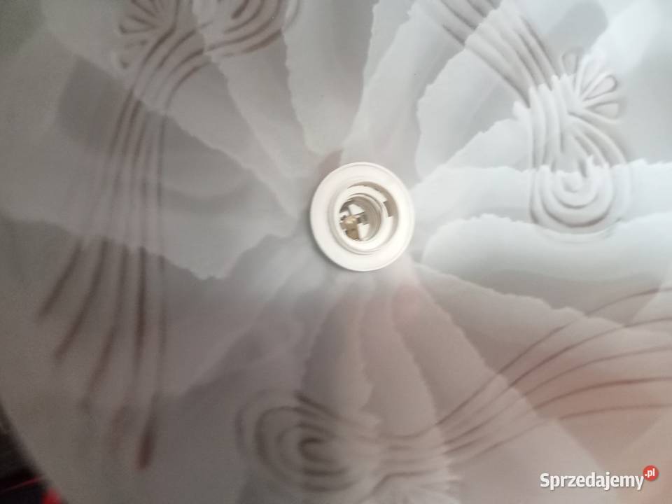 Lampa wisząca szklana