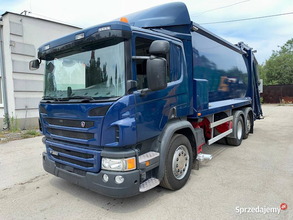 Scania P320 śmieciarka 2016WAGA Prasa Terberg Rok produkcji 2016