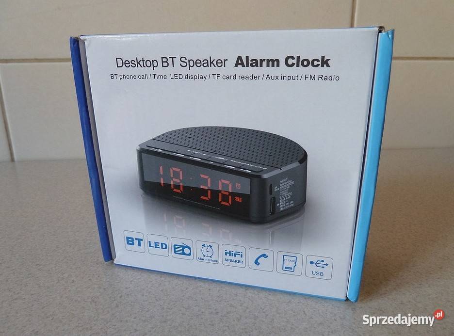 RadioZegarBudzik Bluetooth Clock Player ro Rzeszów