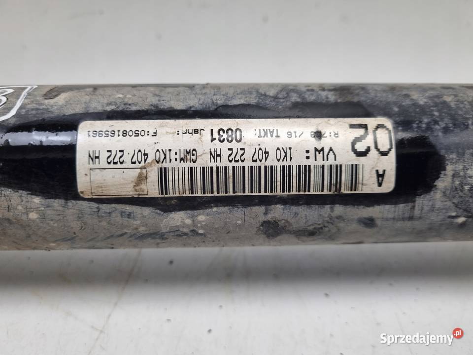 PÓŁOŚ Vw Passat B6 20 FSi PRAWA PRZEDNIA półośka Chełm