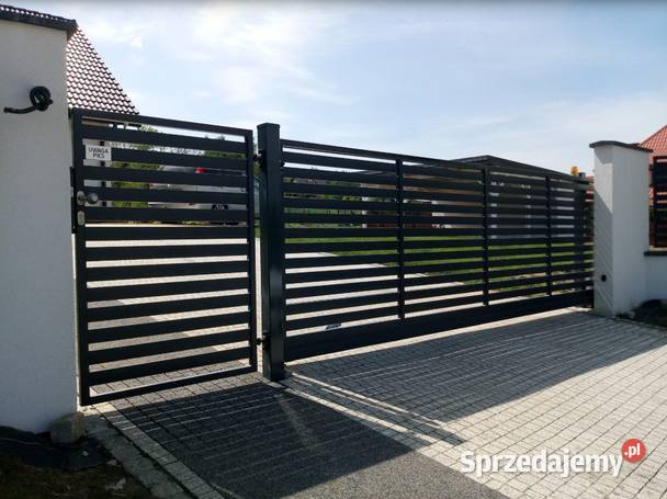 Brama jezdna D02 ocynk kolor dowolne wymiary małopolskie Gorlice