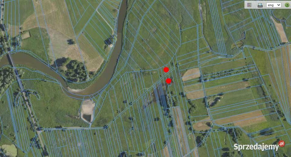Działka z dostępem do naturalnego stawu 1091 m2 Baranów