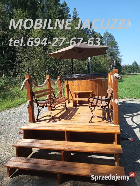 Mobilne Jacuzzi Balia imprezy okolicznościowe u małopolskie Nowy Targ sprzedam