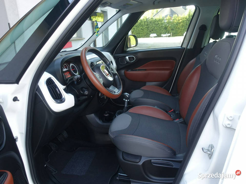 Fiat 500L 14i Navi Półskóra Klimatronik Alu lakier metallic śląskie Częstochowa