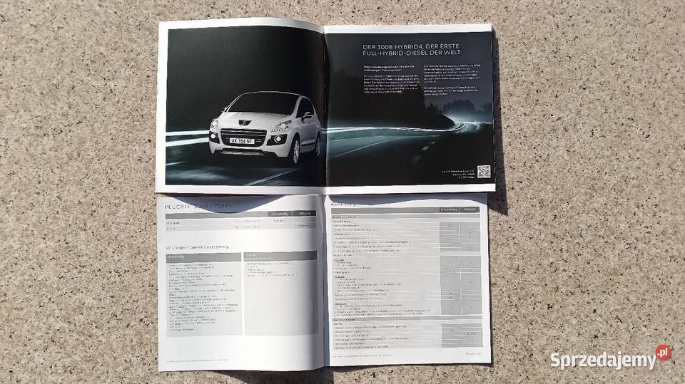 PEUGEOT 3008 HYbrid 4 Prospekt Bytom