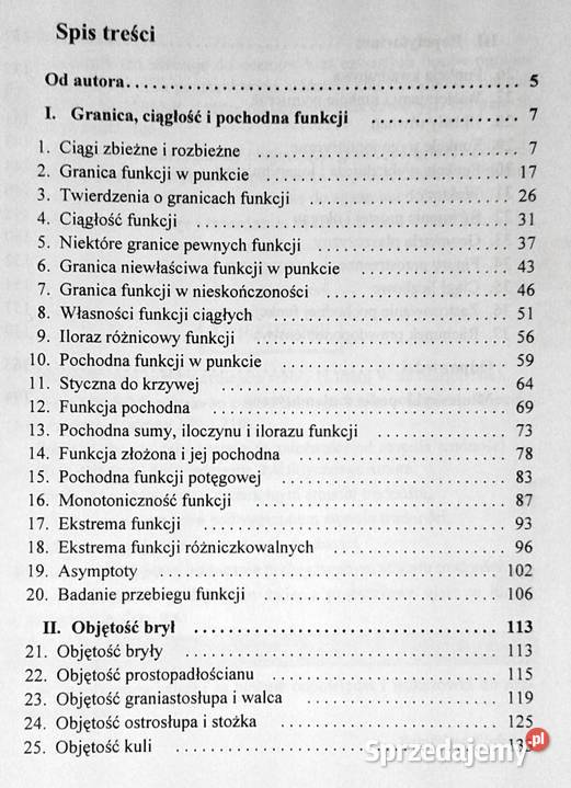 Matematyka klasy 4 szkoły średniej Stanisław sprzedam