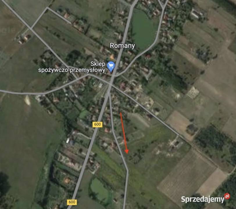 Działka budowlana w Romany spokojna okolica warmińsko-mazurskie sprzedam