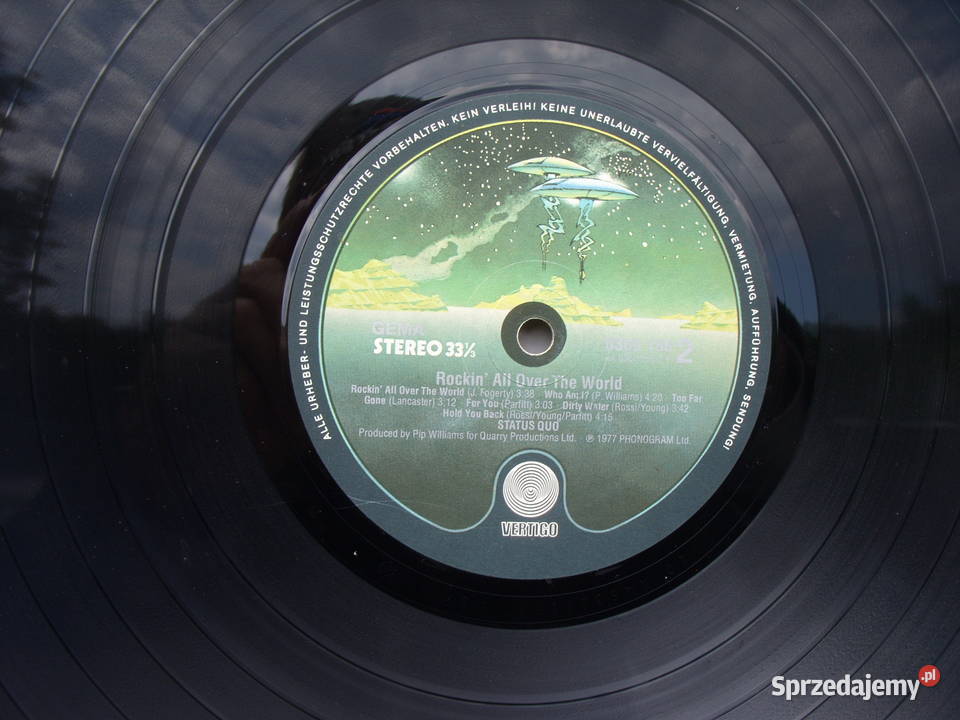 Winyl LP STATUS QUO ROCKIN AL 1977 Wołów