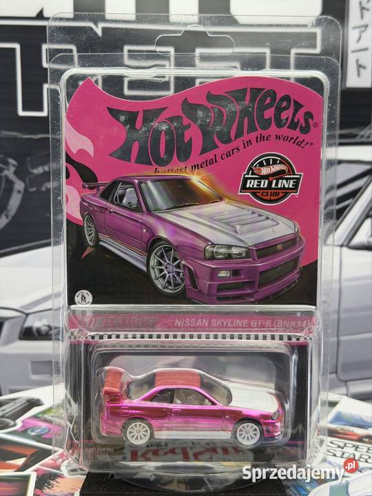 Hot Wheels RLC Nissan Skyline GTR BNR34 Pink BOX Samochody i pojazdy dolnośląskie Wrocław