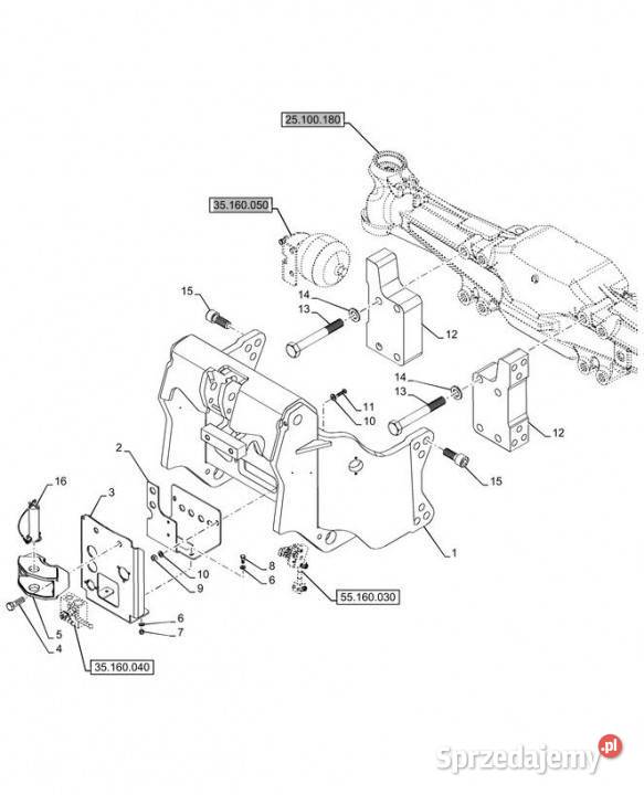 Holland T6090 T6070 Blok 87535665 Jastrzębniki