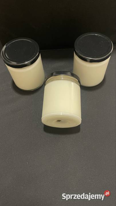 ŚWIECZKI SOJOWE W SŁOIKU 250 ml biały wielkopolskie