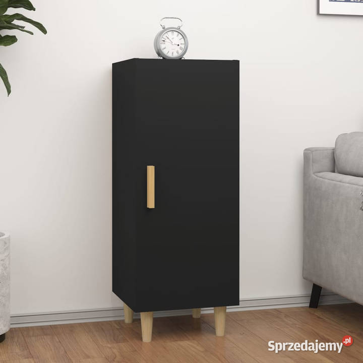 Szafka czarna 345x34x90 materiał drewnopochodny Warszawa