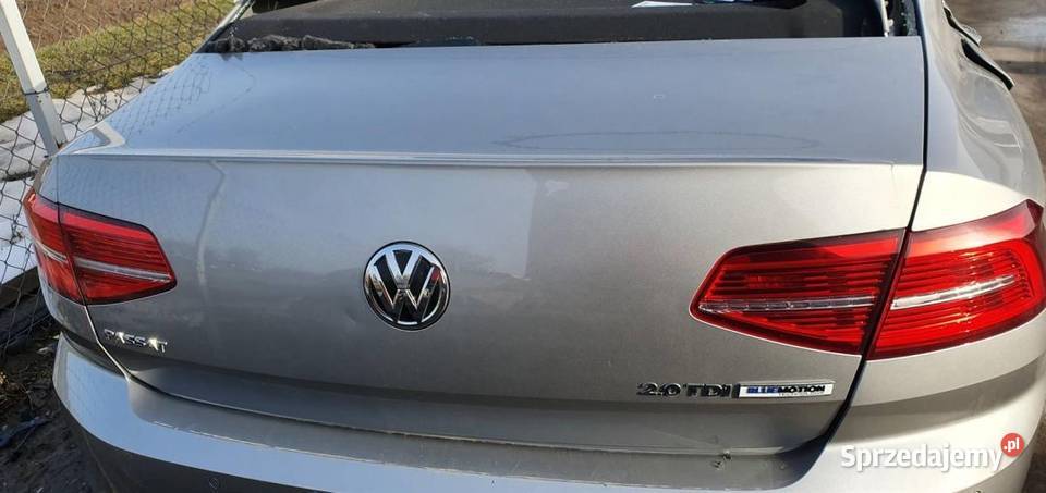 KLAPA TYŁ TYLNA VOLKSWAGEN PASSAT B8 LB7W SEDAN Lipno