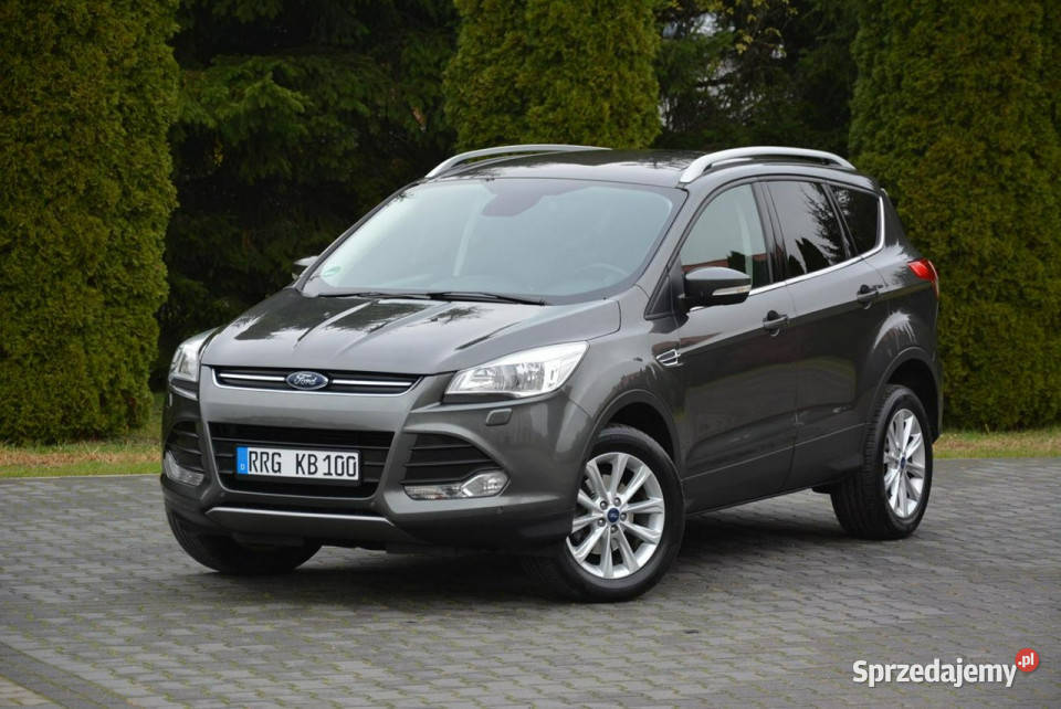 Ford Kuga Titanium Półskóry Navi Tablet 2xParktr nieuszkodzony Kuga Ostrów Mazowiecka