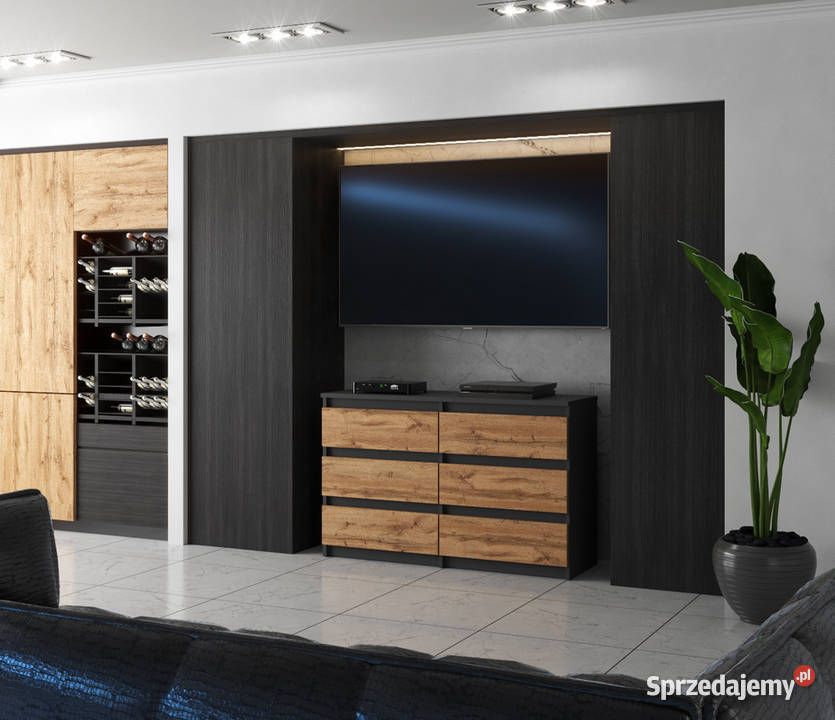 Komoda Z 6 Szufladami 100 Hugo Loft Młodzieżowa Elbląg