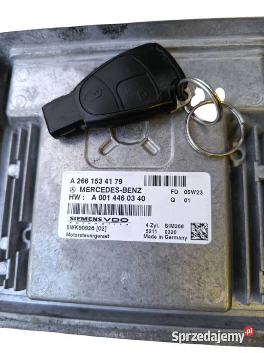 MERCEDES W169 A150 Zestaw startowy sterownik 15 Bydgoszcz