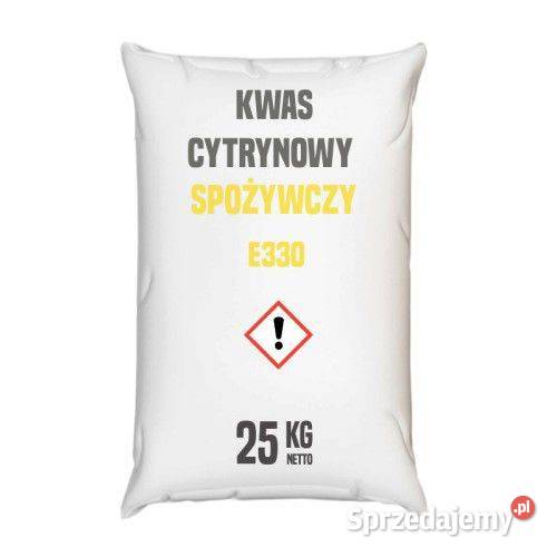 Kwas cytrynowy spożywczy jednowodny E330 25 Produkcja