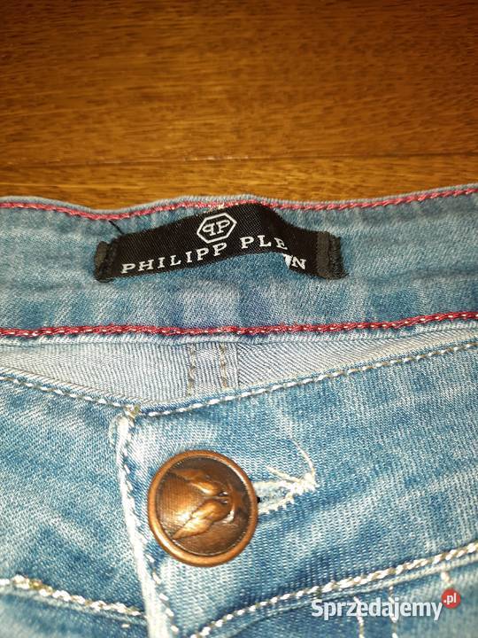 Spodnie denim z rozdarciami dolnośląskie sprzedam