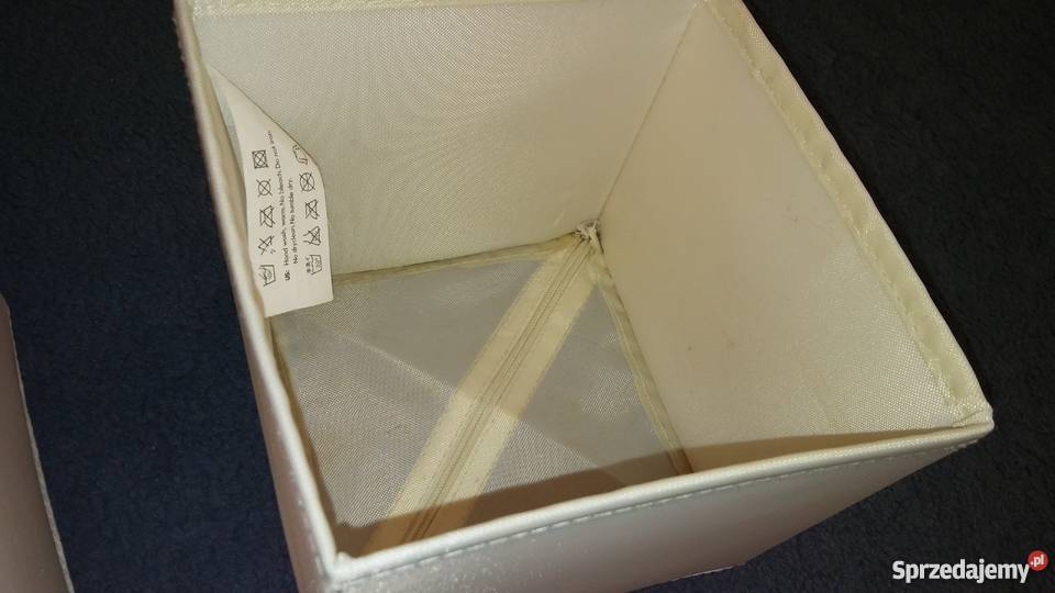 komplet pojemników 2 sztuki białe IKEA Poznań